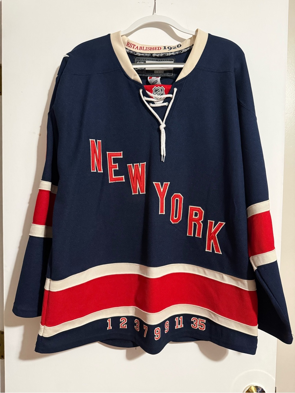 New York Rangers Marian Gaborik #10 Reebok Hockey Jersey
